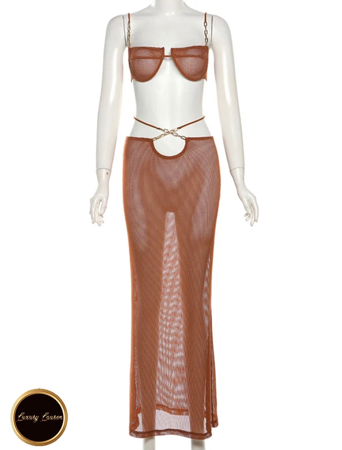 Expresso Mesh Skirt Set