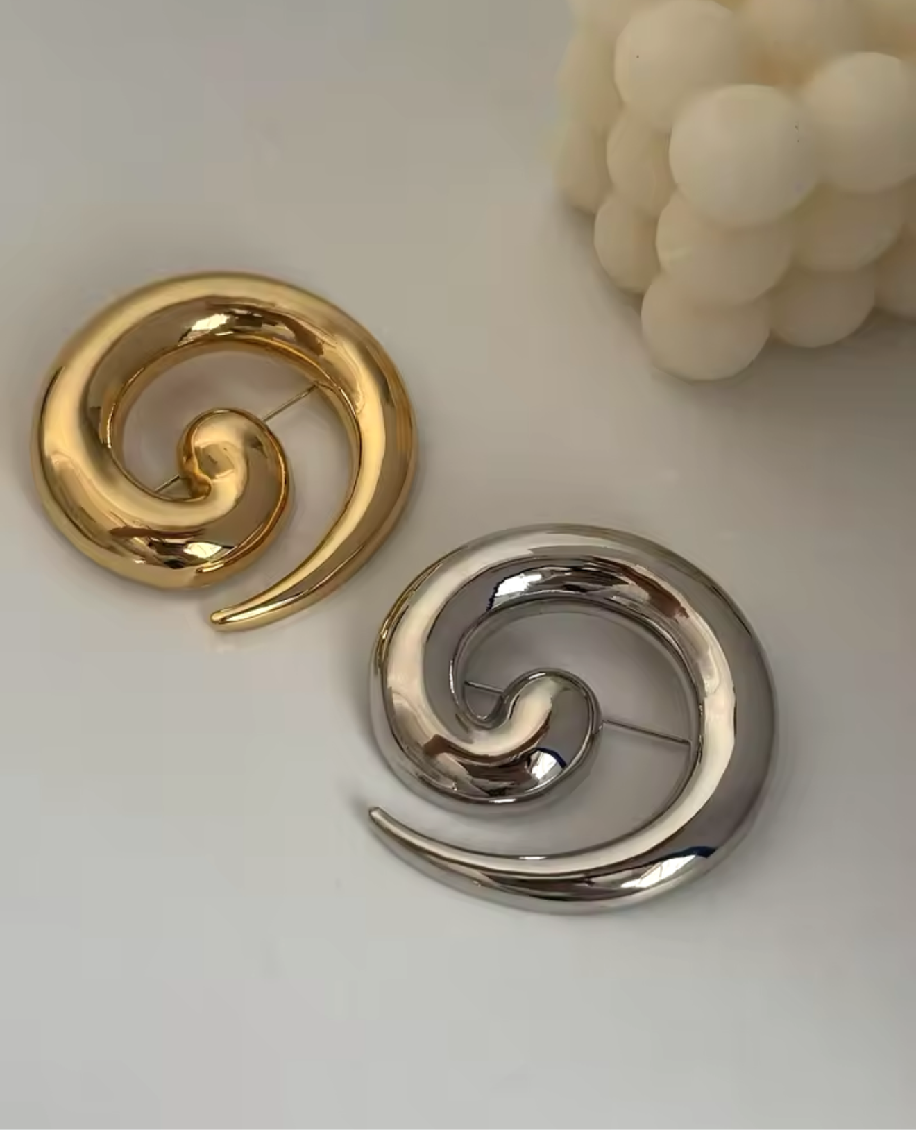 The Golden Broch (Set of 2) - Silver Option Available
