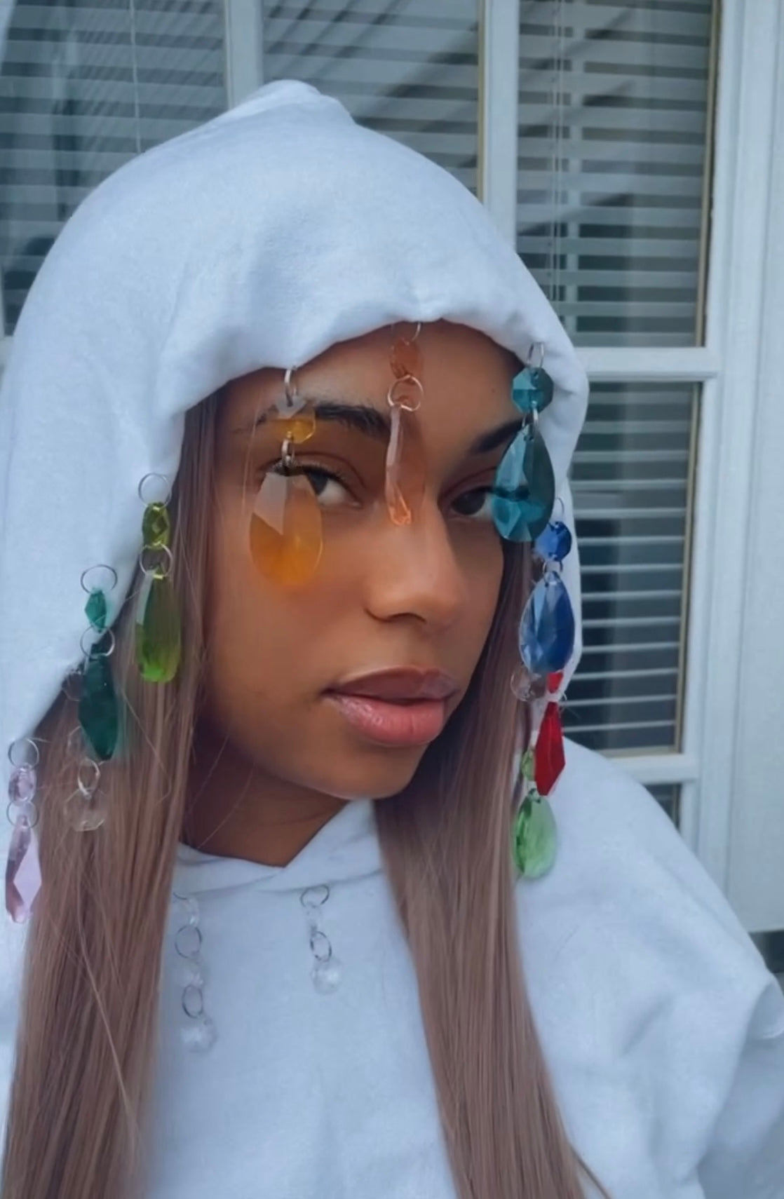 Rainbow Chandelier Hoodie Set