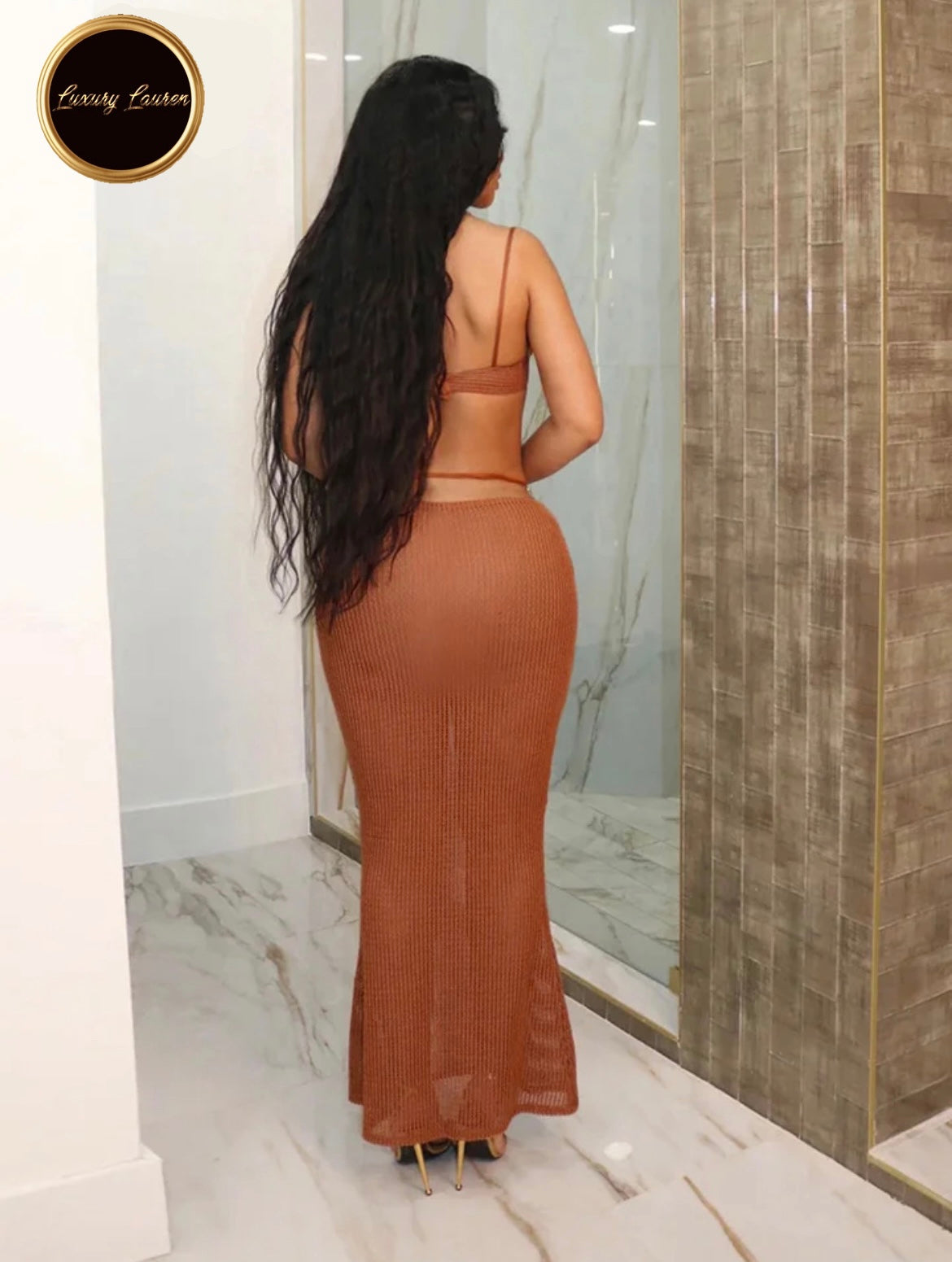 Expresso Mesh Skirt Set