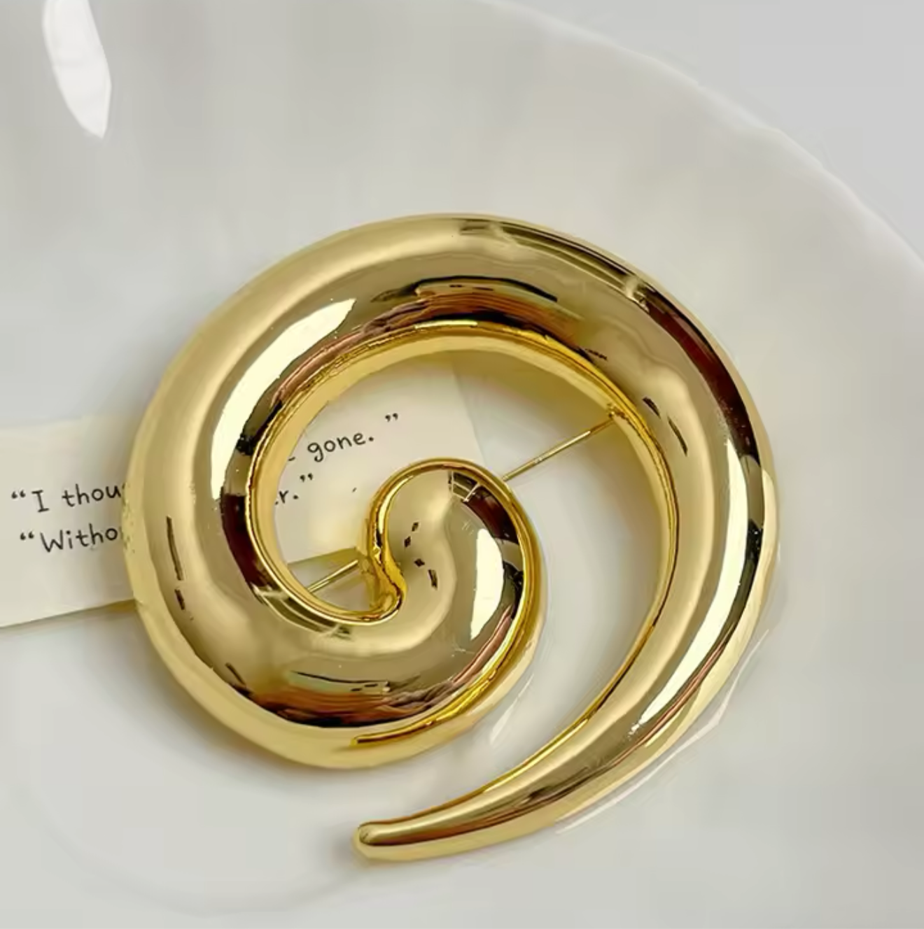 The Golden Broch (Set of 2) - Silver Option Available