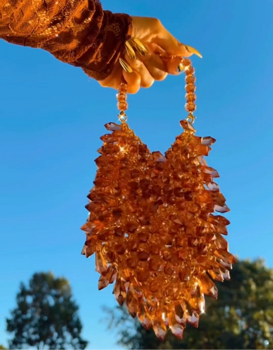 Cocoa Chandelier Clutch