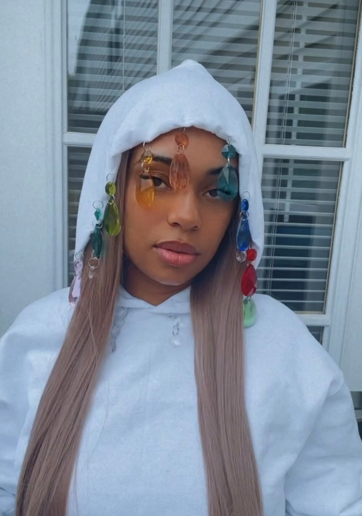 Rainbow Chandelier Hoodie Set