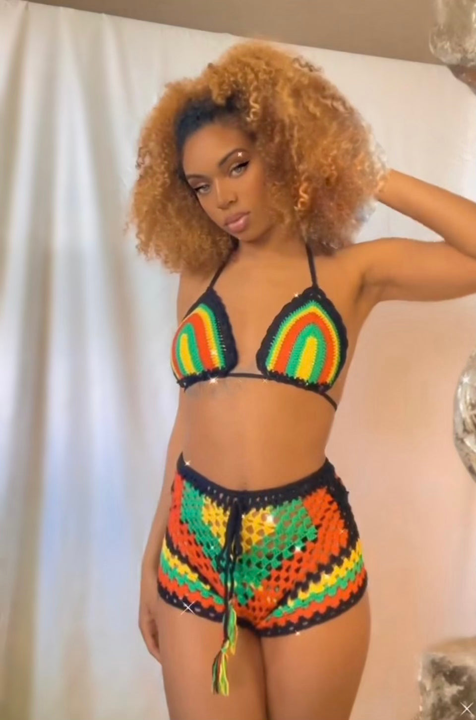 Rasta Boy Short Set