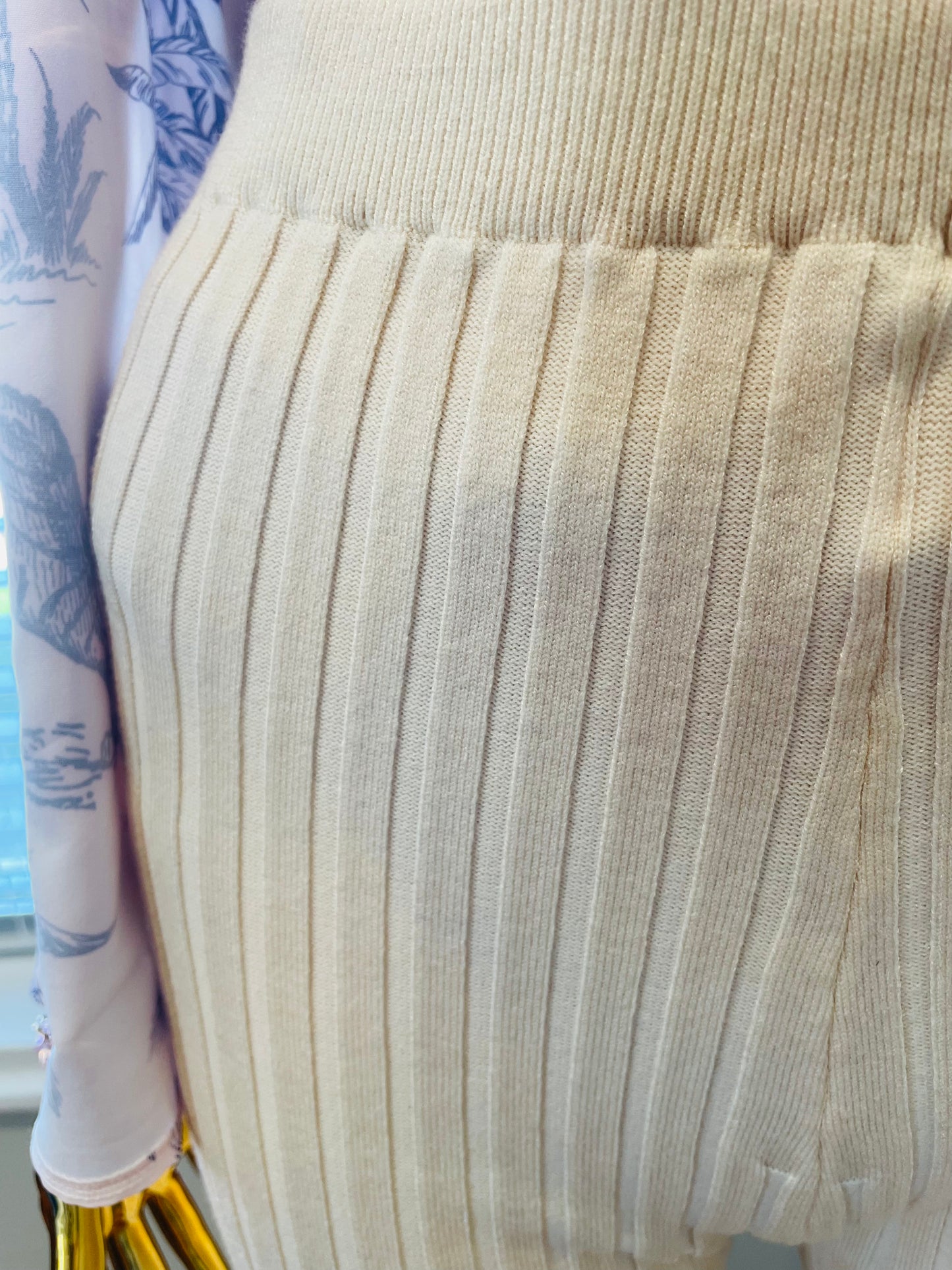 Yacht Rock Beige Bell Bottoms