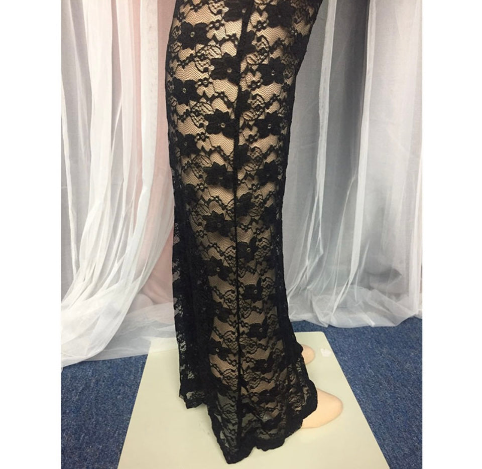 Plus Size***Black Lace Belle One Piece {XL-5XL}