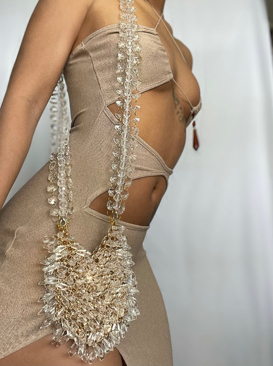 Gold Chandelier Clutch - 3 Strap