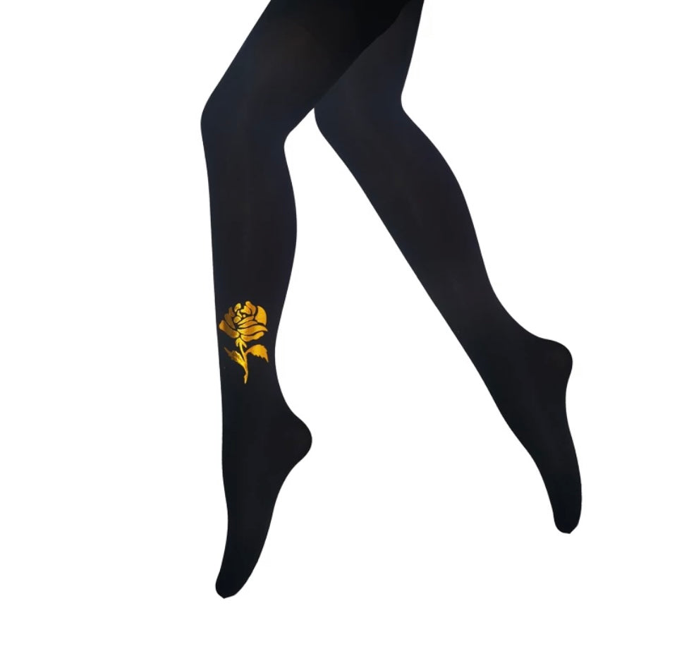 Stockings: Royal Roses & Gold