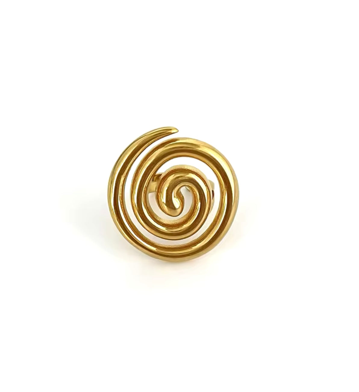 Gold Swirl Ring