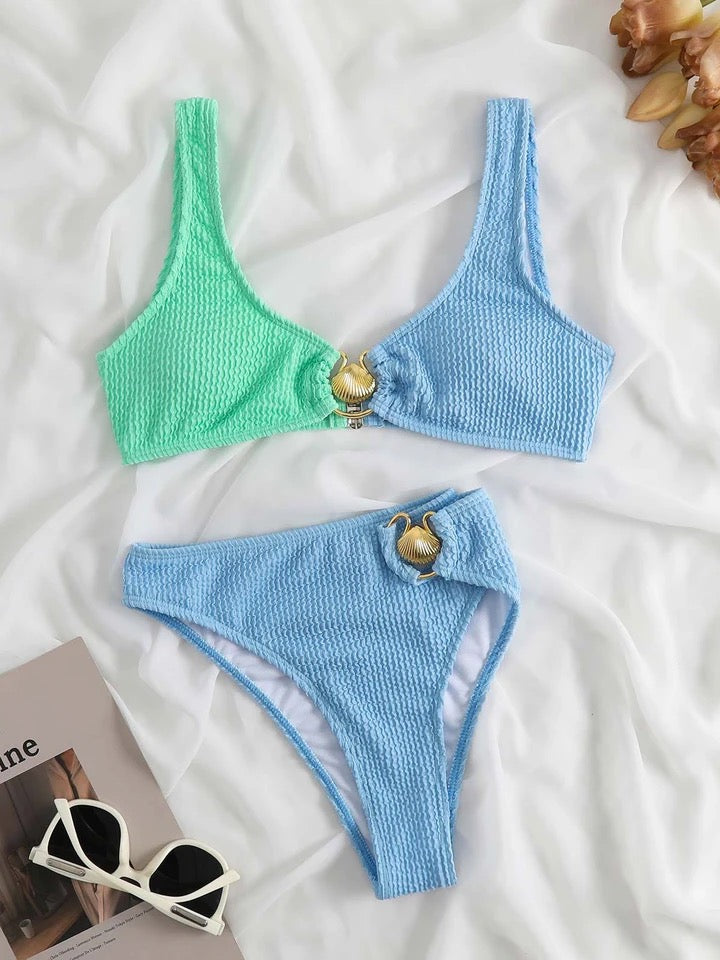 Blue Hawaiian Two Piece