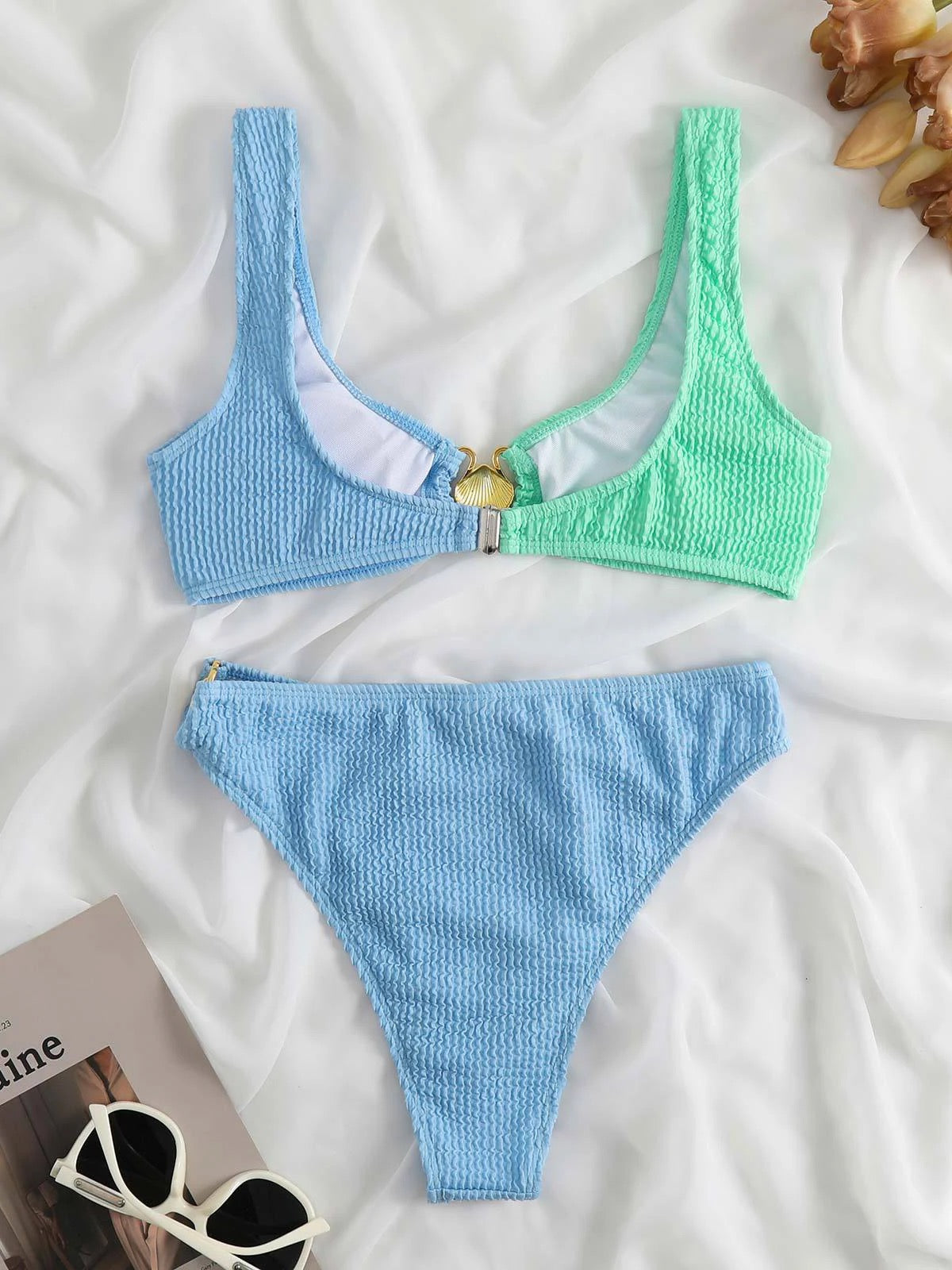 Blue Hawaiian Two Piece
